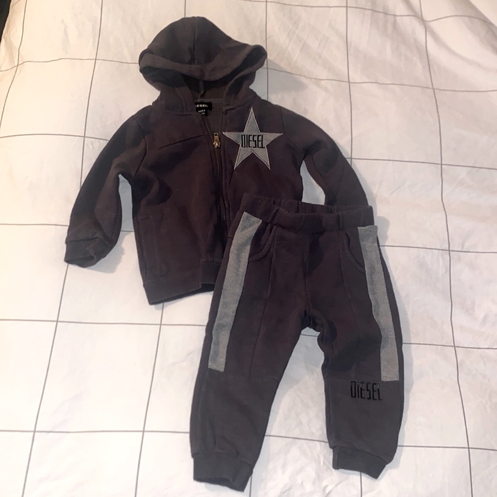Diesel baby 2 piece suit